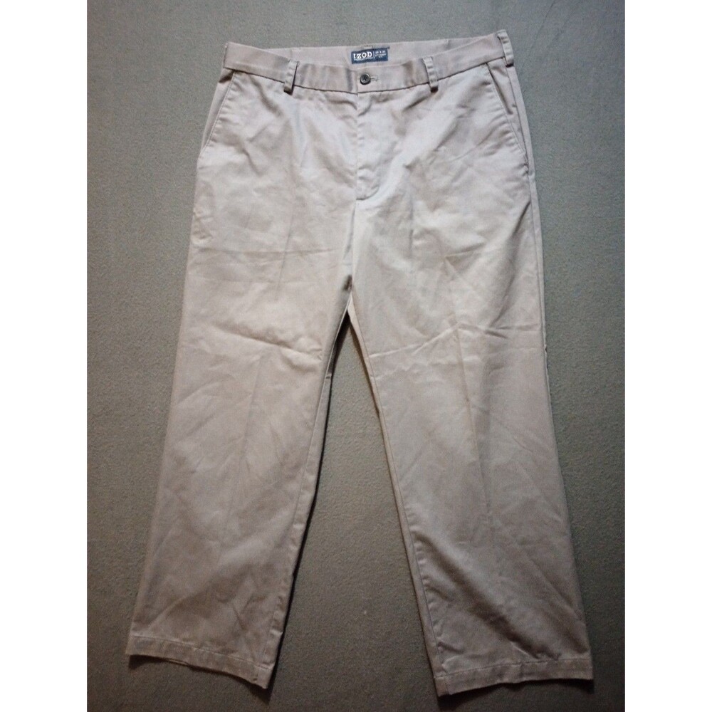 Izod American Chino Pants Men's 36x30 Navy Casual Cotton